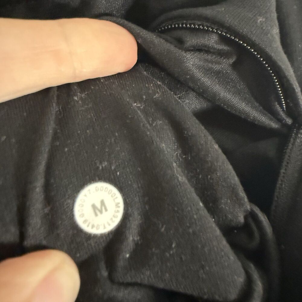 Lululemon Joggers Men's Medium Black Pockets Elastic Waist Pull On Drawstring - Picture 8 of 12